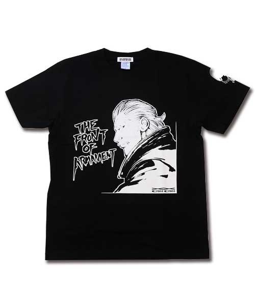 COLLARS（カラーズ）の「【CROWS&WORST】河内鉄生CrossCrossTシャツ（Tシャツ/カットソー・メンズ・ブラック・XL/XXL/L/M）」の2枚目の写真