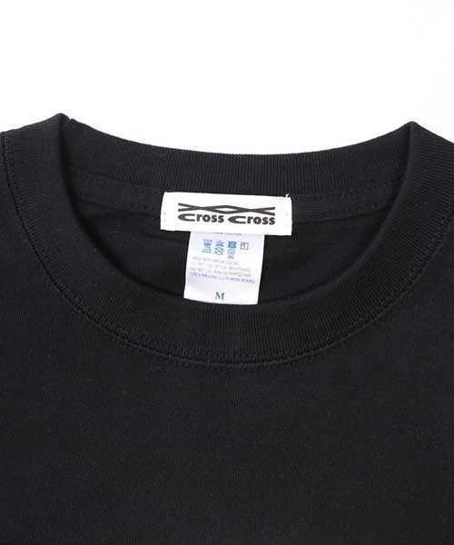 COLLARS（カラーズ）の「【CROWS&WORST】河内鉄生CrossCrossTシャツ（Tシャツ/カットソー・メンズ・ブラック・XL/XXL/L/M）」の4枚目の写真