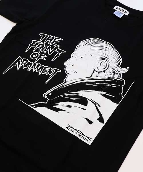 COLLARS（カラーズ）の「【CROWS&WORST】河内鉄生CrossCrossTシャツ（Tシャツ/カットソー・メンズ・ブラック・XL/XXL/L/M）」の5枚目の写真