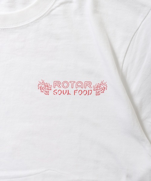 ROTAR(ローター)の「SOUL FOOD Tee(Tシャツ/カットソー・メンズ・ピンク/ブラック/イエロー系その他/ホワイト・SMALL/LARGE/MEDIUM/X-LARGE)」の7枚目の写真