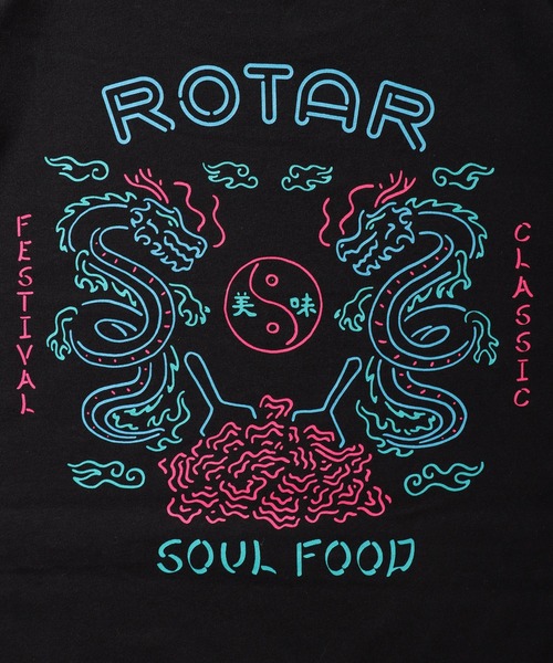 ROTAR(ローター)の「SOUL FOOD Tee(Tシャツ/カットソー・メンズ・ピンク/ブラック/イエロー系その他/ホワイト・SMALL/LARGE/MEDIUM/X-LARGE)」の9枚目の写真