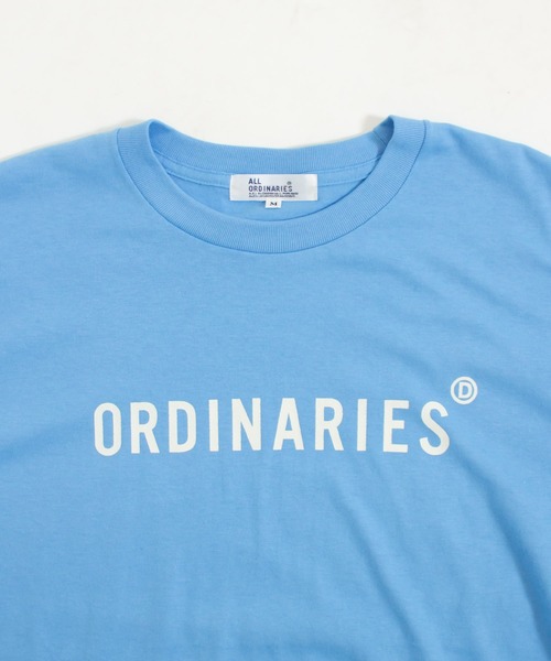 ALL ORDINARIES(オールオーディナリーズ)の「ALL ORDINARIES ストレートロゴT 2023(Tシャツ/カットソー・レディース・ホワイト/サックスブルー/イエロー/ネイビー/スミクロ・XS/S/M/L/XL)」の9枚目の写真