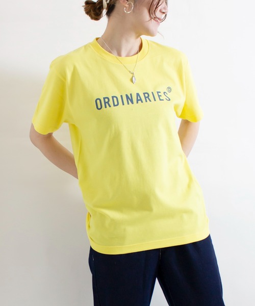 ALL ORDINARIES(オールオーディナリーズ)の「ALL ORDINARIES ストレートロゴT 2023(Tシャツ/カットソー・レディース・ホワイト/サックスブルー/イエロー/ネイビー/スミクロ・XS/S/M/L/XL)」の16枚目の写真