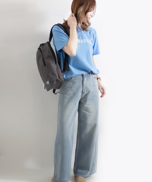 ALL ORDINARIES(オールオーディナリーズ)の「ALL ORDINARIES ストレートロゴT 2023(Tシャツ/カットソー・レディース・ホワイト/サックスブルー/イエロー/ネイビー/スミクロ・XS/S/M/L/XL)」の13枚目の写真