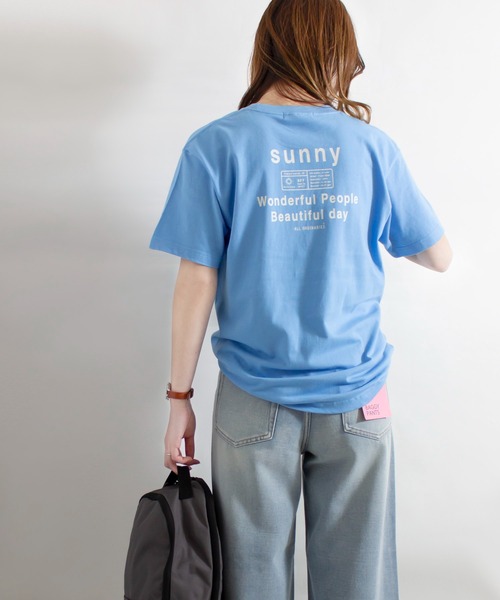 ALL ORDINARIES(オールオーディナリーズ)の「ALL ORDINARIES ストレートロゴT 2023(Tシャツ/カットソー・レディース・ホワイト/サックスブルー/イエロー/ネイビー/スミクロ・XS/S/M/L/XL)」の22枚目の写真
