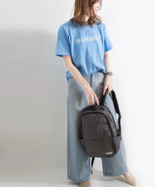 ALL ORDINARIES(オールオーディナリーズ)の「ALL ORDINARIES ストレートロゴT 2023(Tシャツ/カットソー・レディース・ホワイト/サックスブルー/イエロー/ネイビー/スミクロ・XS/S/M/L/XL)」の12枚目の写真