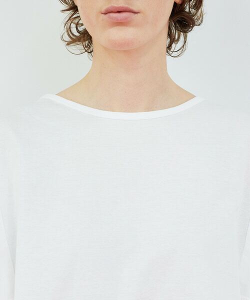 FRAPBOIS（フラボア）の「スクエアースリーブ カットソー（Tシャツ/カットソー・レディース・ブラック/ホワイト・1）」の7枚目の写真