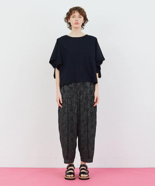 FRAPBOIS（フラボア）の「スクエアースリーブ カットソー（Tシャツ/カットソー・レディース・ブラック/ホワイト・1）」の21枚目の写真