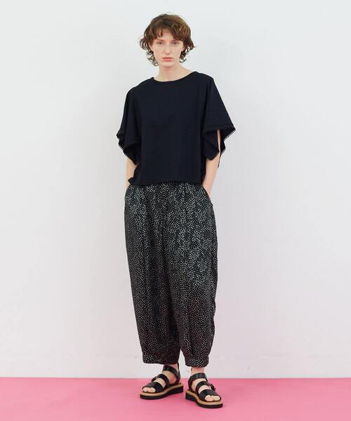 FRAPBOIS（フラボア）の「スクエアースリーブ カットソー（Tシャツ/カットソー・レディース・ブラック/ホワイト・1）」の22枚目の写真