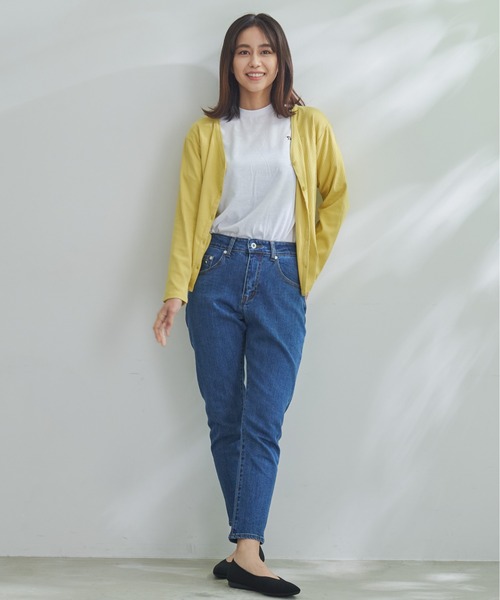 Arnold Palmer（アーノルドパーマー）の「ランダムリブ Vネック UV カーディガン（カーディガン/ボレロ・レディース・ブルー/ホワイト/イエロー・S/M/L）」の18枚目の写真