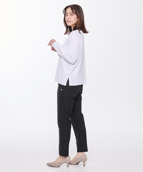 Arnold Palmer（アーノルドパーマー）の「ランダムリブ Vネック UV カーディガン（カーディガン/ボレロ・レディース・ブルー/ホワイト/イエロー・S/M/L）」の14枚目の写真