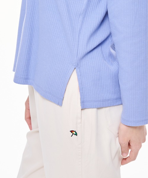 Arnold Palmer（アーノルドパーマー）の「ランダムリブ Vネック UV カーディガン（カーディガン/ボレロ・レディース・ブルー/ホワイト/イエロー・S/M/L）」の19枚目の写真