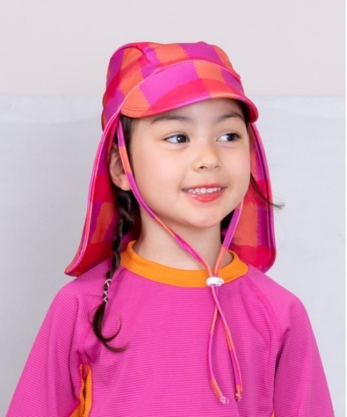 HOGAN RANCH WEAR(ホーガンランチウエア)の「スイムキャップ/UVカット(kids/S~M)(水着・キッズ・ミント/グリーン/ブラウン/ピンク/マルチ/ライトブルー・S/M)」の5枚目の写真