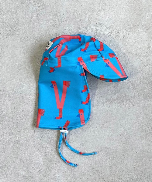 HOGAN RANCH WEAR(ホーガンランチウエア)の「スイムキャップ/UVカット(kids/S~M)(水着・キッズ・ミント/グリーン/ブラウン/ピンク/マルチ/ライトブルー・S/M)」の4枚目の写真