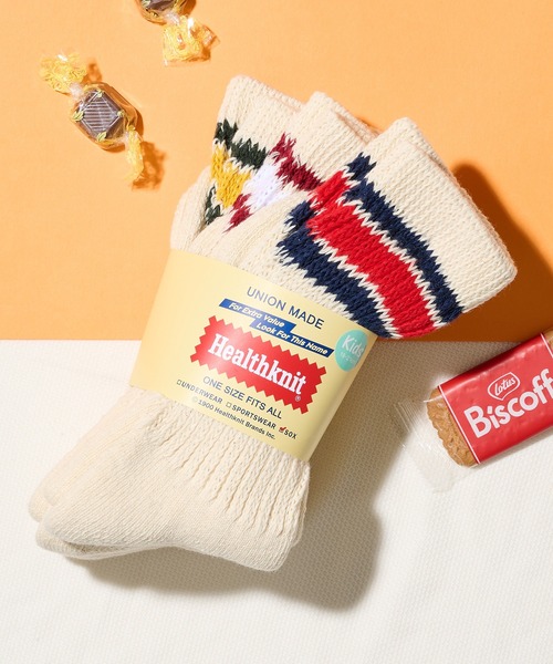 Healthknit(ヘルスニット)の「【Healthknit】キッズソックス(ソックス/靴下・キッズ・その他1/その他3/その他2/その他4/その他5・S/M)」の2枚目の写真