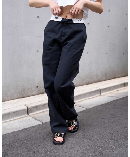 Ada.（エイダ）の「ウエストベルト 折り返し デザインパンツ（その他