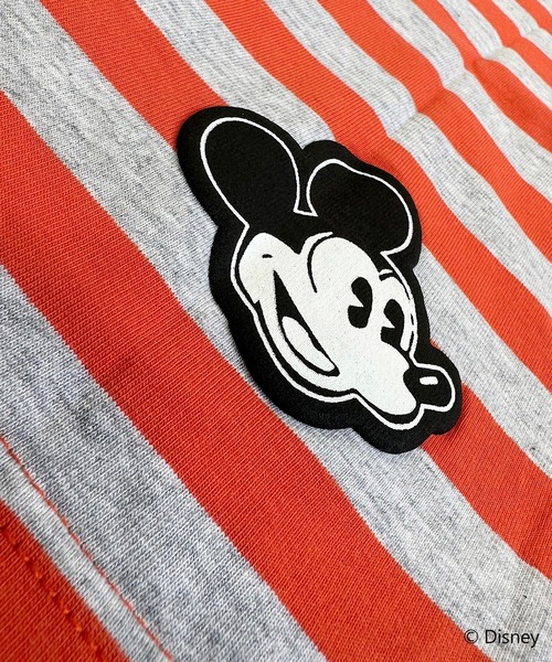 BIG FIELD（ビッグフィールド）の「【Disney】ミッキーマウス ハンソデTシャツ(80～150cm）（Tシャツ/カットソー・キッズ・チャコール/オレンジ/グリーン/アイボリー・80/90/95/100/110/120/130/140/150）」の9枚目の写真