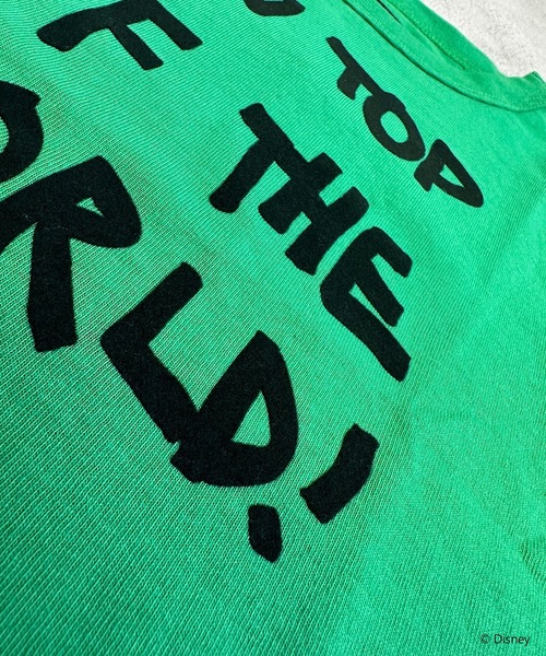 BIG FIELD（ビッグフィールド）の「【Disney】ミッキーマウス ハンソデTシャツ(80～150cm）（Tシャツ/カットソー・キッズ・チャコール/オレンジ/グリーン/アイボリー・80/90/95/100/110/120/130/140/150）」の13枚目の写真