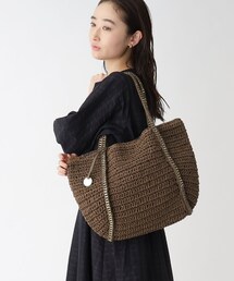 OPAQUE.CLIP | 【A4収納可・軽量】フリルかぎ針あみバッグ(トートバッグ)
