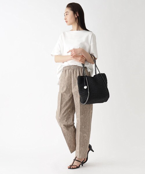 OPAQUE.CLIP（オペークドットクリップ）の「◆フリルかぎ針あみバッグ【A4収納可/軽量】（トートバッグ・レディース・ブラック/ブラウン系・00）」の16枚目の写真