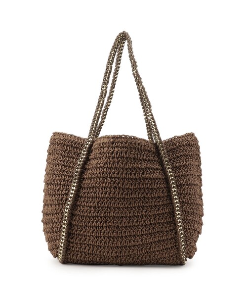 OPAQUE.CLIP（オペークドットクリップ）の「◆フリルかぎ針あみバッグ【A4収納可/軽量】（トートバッグ・レディース・ブラック/ブラウン系・00）」の17枚目の写真