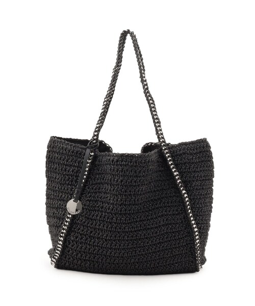 OPAQUE.CLIP（オペークドットクリップ）の「◆フリルかぎ針あみバッグ【A4収納可/軽量】（トートバッグ・レディース・ブラック/ブラウン系・00）」の5枚目の写真