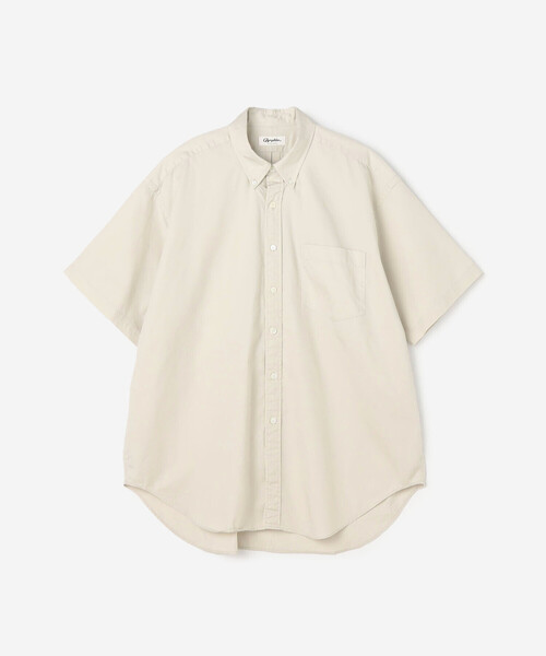 Gymphlex | コットンツイル ボタンダウン半袖シャツ MEN