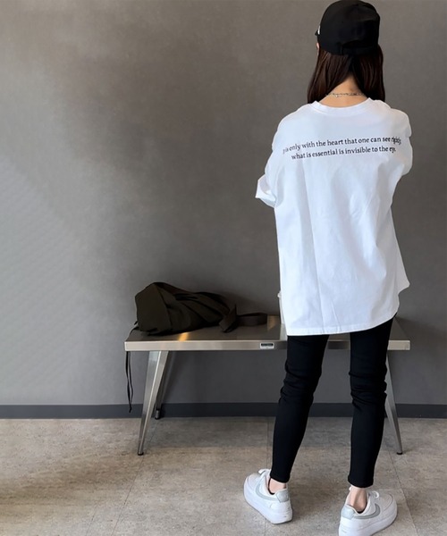 INTERPLAY(インタープレイ)の「【INTERPLAY x PEN】「INVISIBLE SENSATION」ポケット ロンTee(Tシャツ/カットソー・レディース・ライトグレー/ホワイト/ブラック・FREE)」の8枚目の写真