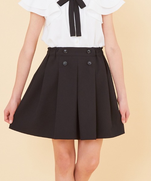 新品未使用タグ付　ハイウエストフレアーキュロット セール】タックフレアキュロットスカート（その他パンツ）｜CHOPIN