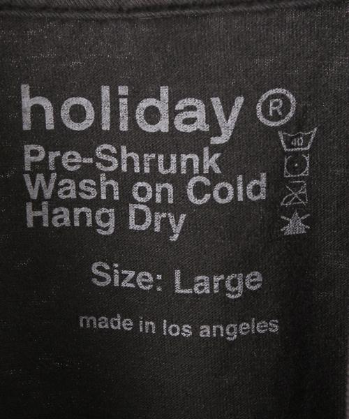 PULP/417EDIFICE（パルプフォーワンセブンエディフィス）の「【HOLIDAY / ホリデー】LYSERGIC TEE（Tシャツ/カットソー・メンズ・ブラック・SMALL/MEDIUM/LARGE/X-LARGE）」の11枚目の写真