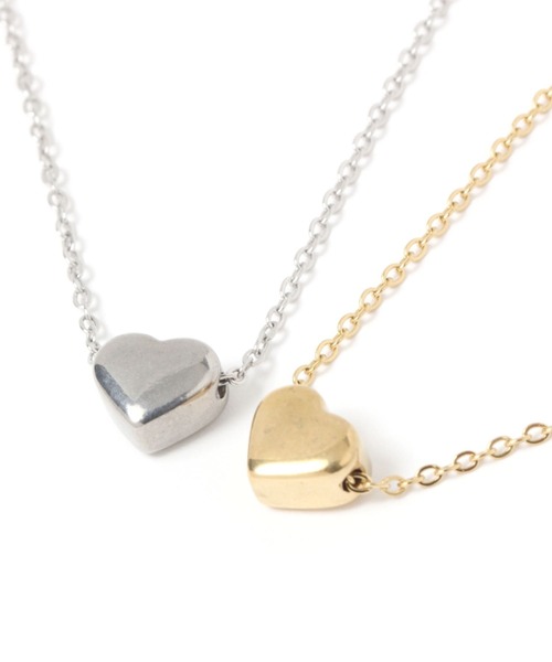 LAKOLE（ラコレ）の「ステンレスハートネックレス / 907362（ネックレス・レディース・その他2/その他1・FREE）」の4枚目の写真