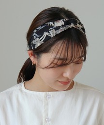 Monocoro toppi | プリント 柄 クロス ヘアバンド(ヘアバンド)