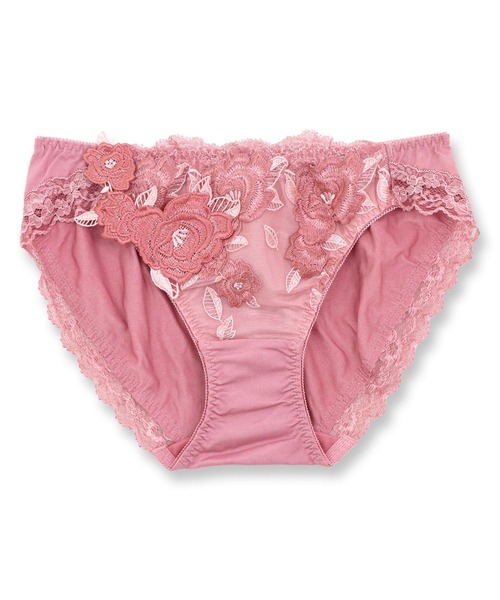 セール】ゴージャス薔薇刺繍しっかりフィット 「グレースイスト