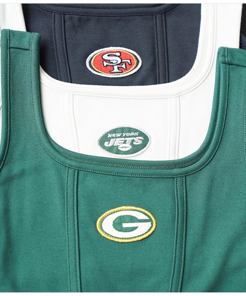 ANAP（アナップ）の「NFL×ANAPコルセットデザインタンクトップ（タンクトップ・レディース・ブラック/オフホワイト/モスグリーン・FREE）」の12枚目の写真