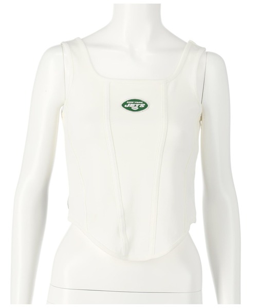 ANAP（アナップ）の「NFL×ANAPコルセットデザインタンクトップ（タンクトップ・レディース・ブラック/オフホワイト/モスグリーン・FREE）」の20枚目の写真