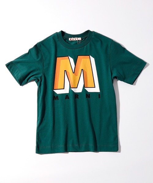 MARNI（マルニ）Kids & Junior ブランドロゴ半袖Tシャツカットソー