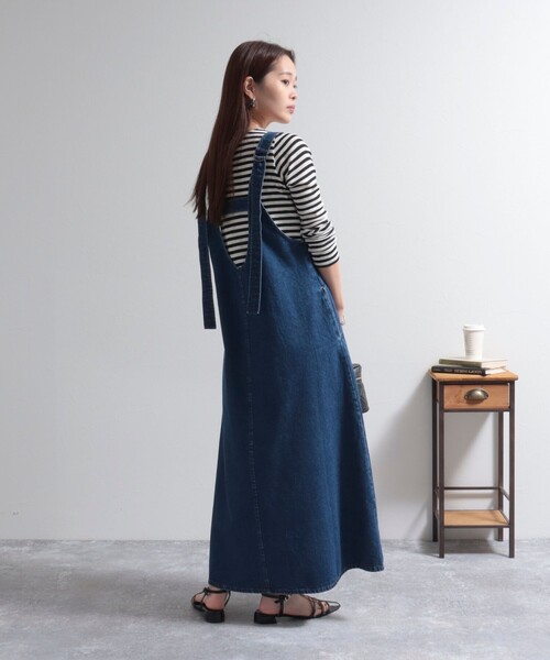 fredy emue（フレディエミュ）の「シアーテレコボーダー ロンT（Tシャツ/カットソー・レディース・ブラック系その他/グレー系その他/ベージュ系その他/パープル系その他・38）」の18枚目の写真