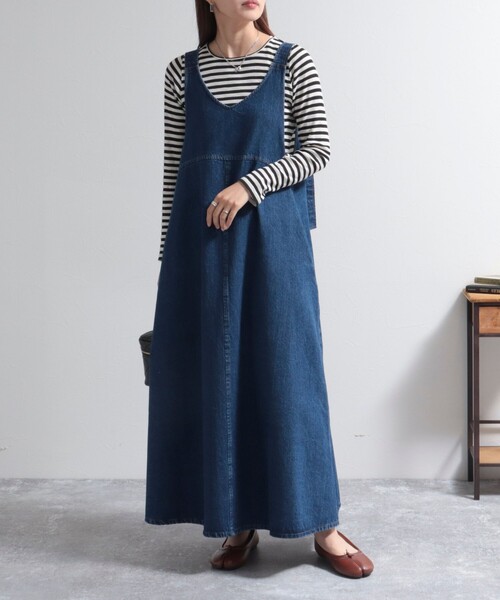 fredy emue（フレディエミュ）の「シアーテレコボーダー ロンT（Tシャツ/カットソー・レディース・ブラック系その他/グレー系その他/ベージュ系その他/パープル系その他・38）」の19枚目の写真