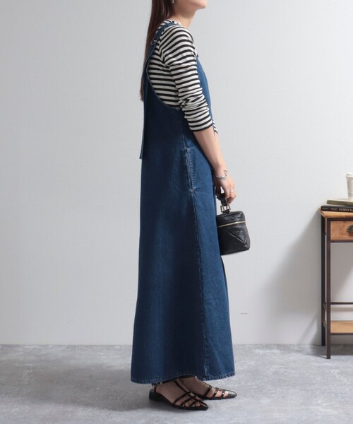 fredy emue（フレディエミュ）の「シアーテレコボーダー ロンT（Tシャツ/カットソー・レディース・ブラック系その他/グレー系その他/ベージュ系その他/パープル系その他・38）」の20枚目の写真