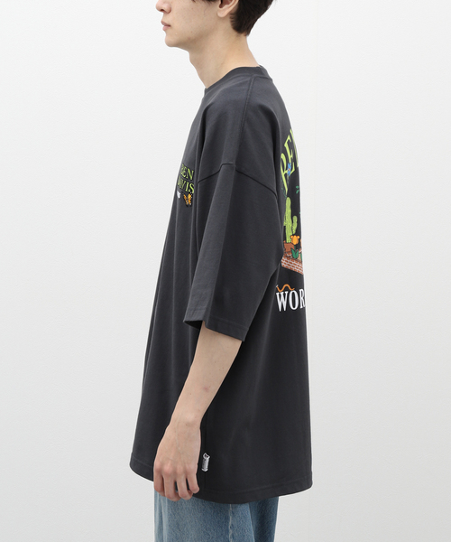 BEN DAVIS ORIGINALS（ベンデイビスオリジナルス）の「【BEN DAVIS / ベンデイビス】別注 Tシャツ ”Gardening”（Tシャツ/カットソー・メンズ・ブラウン/ホワイト/チャコールグレー・LARGE/MEDIUM/X-LARGE）」の8枚目の写真