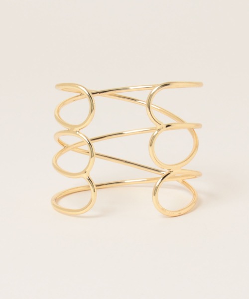 apres jour clair(アプレジュールクレア)の「【apres jour clair×ARIAZ】クロスデザインバングル(バングル/リストバンド・レディース・シルバー/ゴールド・FREE)」の5枚目の写真