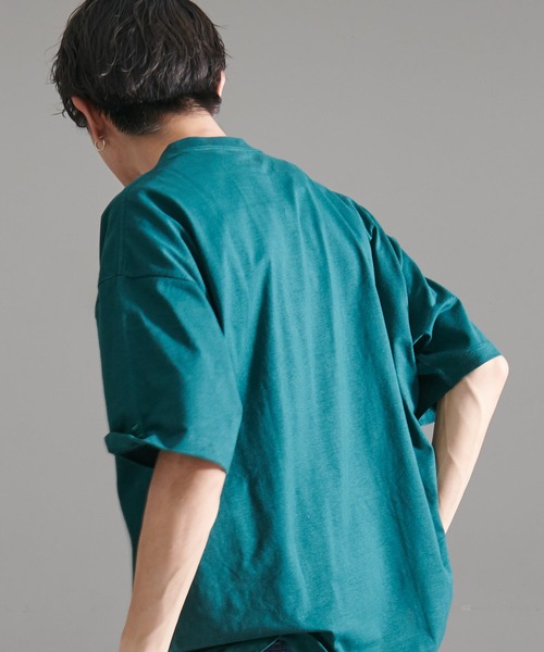 STARTER(スターター)の「『STARTER/スターター』BIG半袖TEE(Tシャツ/カットソー・メンズ・カーキ/ホワイト/ブラック/ラベンダー/モカ/ネイビー/杢グレー/ライトグレー・XL/L/M)」の6枚目の写真