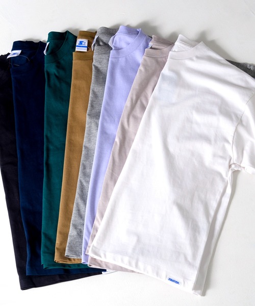 STARTER(スターター)の「『STARTER/スターター』BIG半袖TEE(Tシャツ/カットソー・メンズ・カーキ/ホワイト/ブラック/ラベンダー/モカ/ネイビー/杢グレー/ライトグレー・XL/L/M)」の10枚目の写真