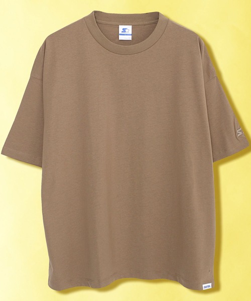 STARTER(スターター)の「『STARTER/スターター』BIG半袖TEE(Tシャツ/カットソー・メンズ・カーキ/ホワイト/ブラック/ラベンダー/モカ/ネイビー/杢グレー/ライトグレー・XL/L/M)」の19枚目の写真