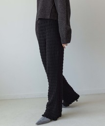 yuw | ポコポコフリルニットパンツ　969799(その他パンツ)