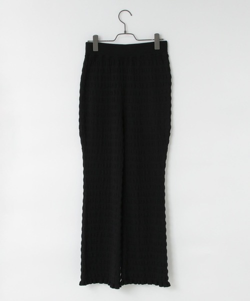 yuw（ユウ）の「ポコポコフリルニットパンツ　969799（その他パンツ・レディース・ブルー/ブラック・FREE）」の22枚目の写真