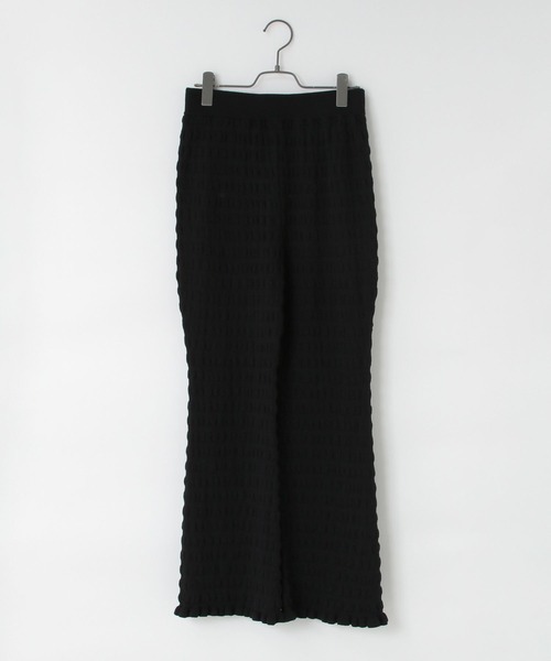 yuw（ユウ）の「ポコポコフリルニットパンツ　969799（その他パンツ・レディース・ブルー/ブラック・FREE）」の21枚目の写真