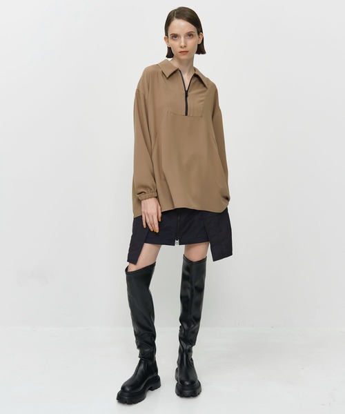 CITY TOKYO（シティトウキョウ）の「ストレッチニーハイブーツ（ブーツ・レディース・ブラック・1/2）」の4枚目の写真