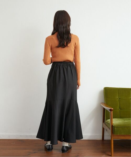 RETRO GIRL（レトロガール）の「リブタートルニット（ニット/セーター・レディース・ブラック/ブルー/オレンジ/ブラウン/ホワイト/グリーン・FREE）」の20枚目の写真