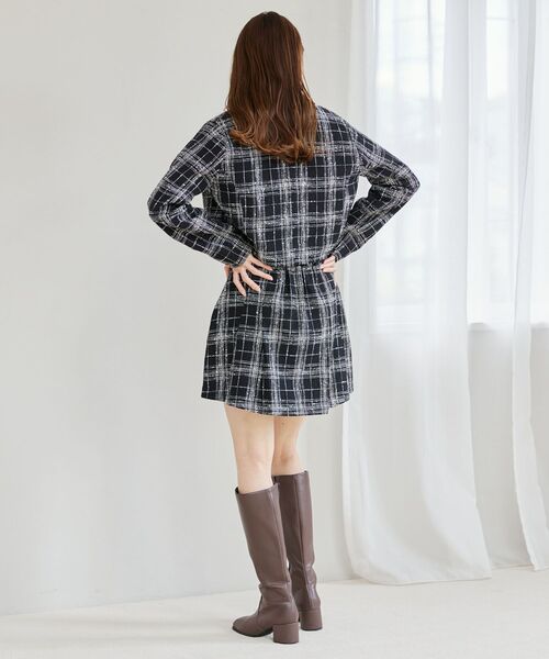 MAJESTIC LEGON(マジェスティックレゴン)の「twinkleショートジャケット(その他アウター・レディース・ホワイト系その他2/ブラック・MEDIUM)」の20枚目の写真